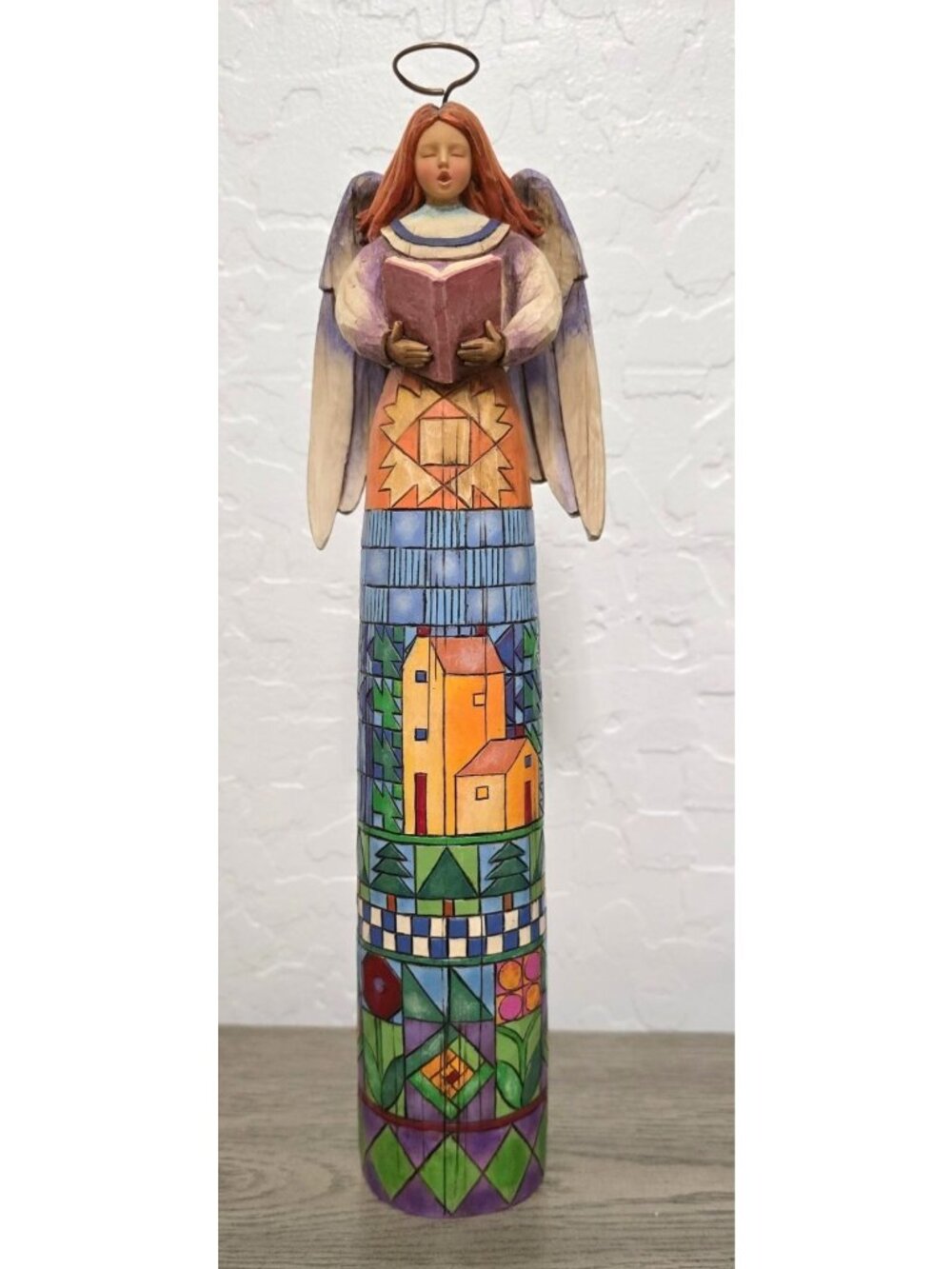 Jim Shore Heartwood Creek 2004 "Singing Makes The Heart Glad" 13" Tall READ